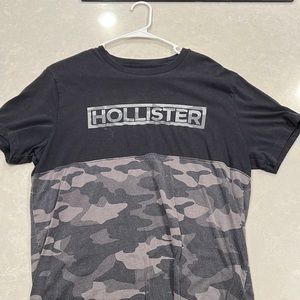 Hollister Black Camo Shirt